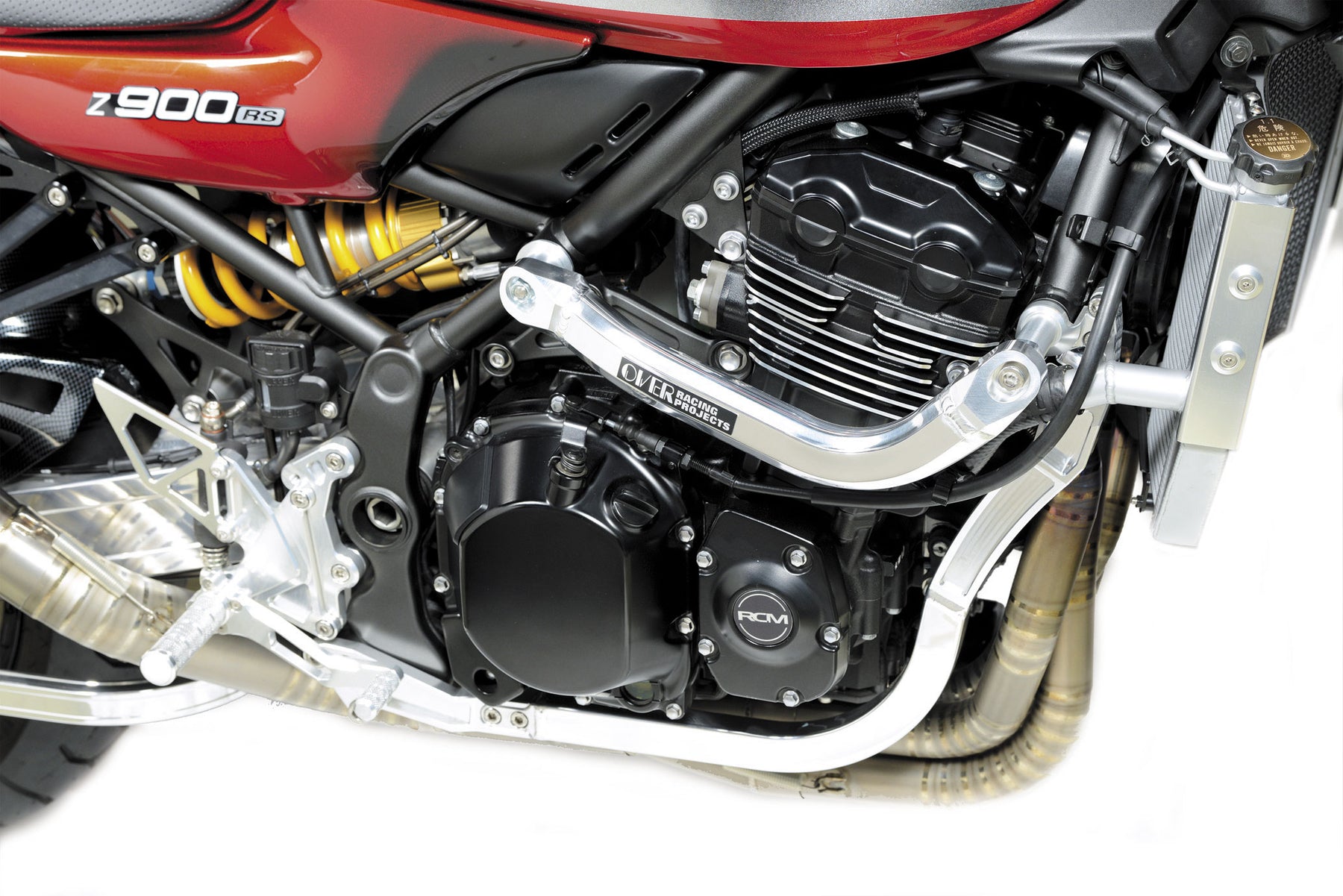 Z900RS OVER Racing 製サブフレーム用アダプター