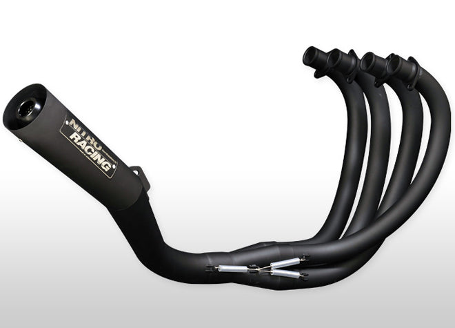 ZEPHYR1100 4in1 機械曲げ スチール メガホンEXマフラー【カットオイルパン付き】