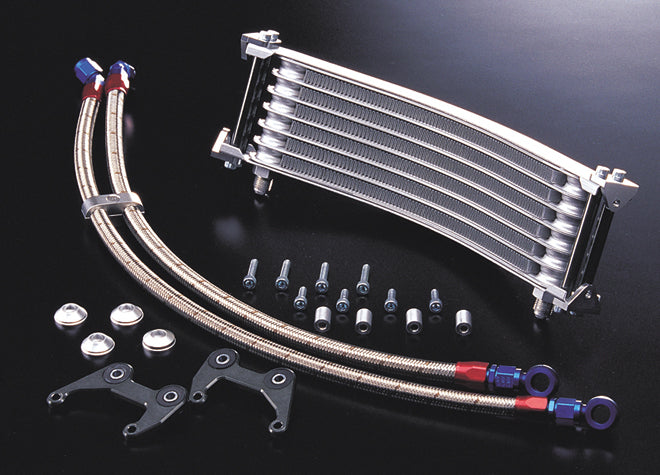 GPZ900/750R Ninja用<br>オイルクーラー<br>HIGHマウントKIT