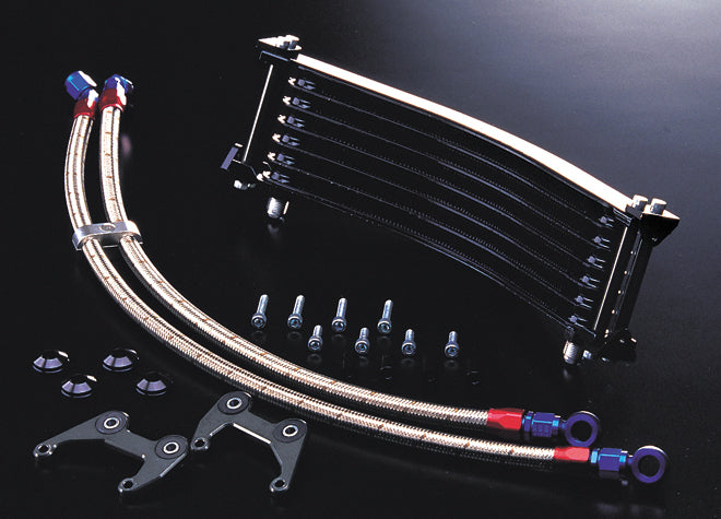 GPZ900/750R Ninja用<br>オイルクーラー<br>HIGHマウントKIT