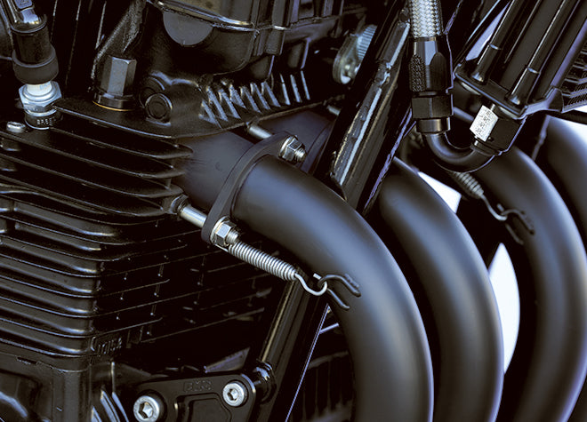 Z1/Z2/Mk-2/Z1-R/Z750FX-1 4in1 機械曲げ スチール メガホンEXマフラー