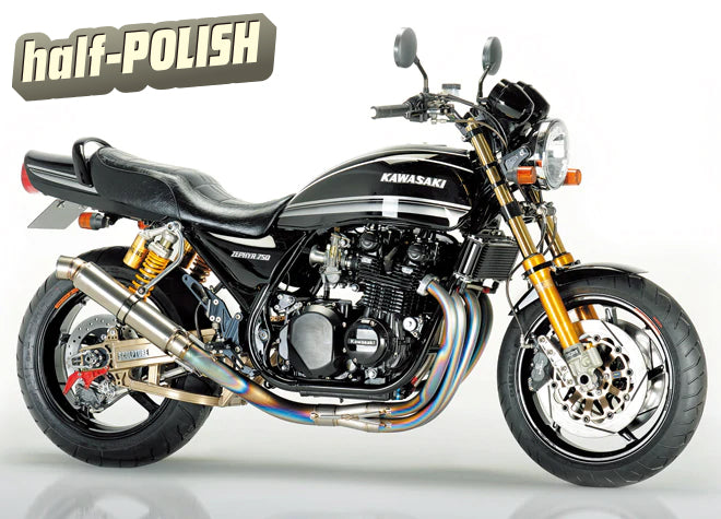 ZEPHYR750 4in1 手曲げチタンEXマフラー (受注生産扱い)