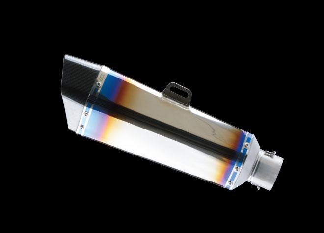 Z1/Z2/Mk-2/Z1-R/Z750FX-1 4in1 手曲げチタンEXマフラー【HEAT-POLISH】